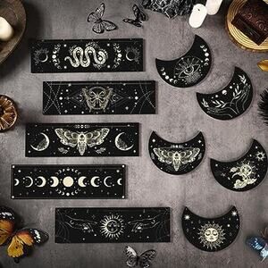 Set Of 10 Wooden Tarot Card holders | Tarot Card Display | Tarot Card Stands |